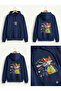 Unisex Oversized Zootopia Nick & Judy Printed Hooded Sweatshirt - 2