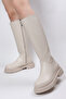 Cora Women's Side Zipper Boots A015-K2017 - 4