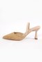 Women's Straw Heeled Shoes A001-015-K88 - 5