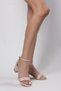 Luna Women's Single Strap Heeled Shoes A001-57-K1510 - 6