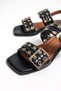 Studded Women's Sandals A006-K002 - Casual Model - 5