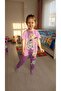Girl's Cartoon Characters Printed T-Shirt Tracksuit Double Set - 2