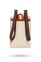 Design 02 15.6 Inch Beige Canvas Laptop Backpack - 3