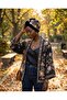 Authentic Embroidered Motif Lined Ready-To-Wear Turban Hijab Cap Suitable for Medical Use