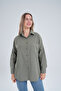 Khaki Flamed 100% Cotton Linen Shirt - 4