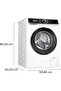 WGK244Z0TR 9 Kg 1400 Devir Serie 6 Beyaz Çamaşır Makinesi - 7