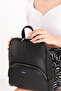Women's Daily Stylish Backpack Ald.1025 Black Flotter - 7