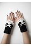 Victorian Style Vintage Fingerless Knit Gloves - 2