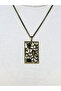 Natural Stone Labradorite 3-Piece Natural Stone Antique Women's Necklace Euk45Lbt - 3