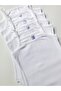 Girl's 100% Cotton White Jacquard Rope Strap Tank Top/Fanilla Set of 5 - 8