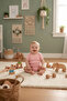 100% Organic Cotton Snap Fastener Short-Sleeved Baby Bodysuit 4-Pack - 5