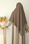 Hijab Medina Silk Scarf 120X120 Mink - 5