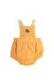 Monstera Embroidered Muslin Baby Salopet