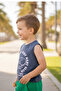 Boy's Top and Bottom Set - Athlete T-Shirt & Shorts - 7