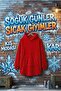 Red plush Hooded blanket clothes, comfortable/warm pajamas, above knee loose fit, ideal for cold weather - 3