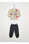 Polar Suit Bottom Top Suit 3 Thread Winter Thick Suit - 2