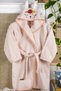 Girl's Bathrobe, Cotton, Hooded, Floral Rabbit, Baby, Babyskirt (0-14 Years) - 2