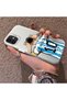 iPhone 11 Compatible Silicone Edge Hard Back Phone Case Star Football Player Patterned