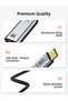 USB TYPE C TO DisplayPort Cable ,Coaxial type TPE with Nylon Jacket, 4K/60HZ - 4