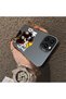Trendy Men's Patterned Silicone Edge Hard Back Shockproof Case Compatible with iPhone 15 Pro - 3