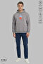Dear Couple Combination Bubu Dudu Printed Hoodie Hooded Fleece-Lined Oversized Cotton Sweatshirt 2-Piece Set - 4