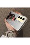 Samsung Galaxy S24 Fe Compatible Trendy Men's Patterned Silicone Edge Hard Back Shockproof Case - 3