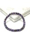 Certified Amethyst - Hematite Disc Model Natural Stone Misinali Bracelet - 7