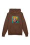 Andy Warhol / Marilyn Monroe Blue Oversized Hoodie - Brown