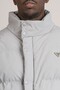Slimfit Mock Neck Fiber Filled Puff Sleeve Inflatable Coat - 6