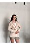 Belt Design Button Detailed Blazer Jacket - 4