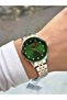 Special Design Steel Band Steel Case Gold Color Women Wristwatch Jgpolo.B - 2