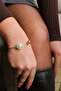 Vip Pearl and Metal Bulk Bracelet Free Size Adjustable Front Size - 5