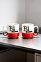 Bi Coffee Designed Ceramic Printed Pro Mug Cup 330ml - 3