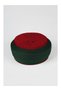 Children's Prayer Rug - Green Fabric - Burgundy Headband - Round Wrap - Nâli Şerif - 6 Meters
