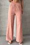 Women's Linen Wide Leg Relaxed Fit Summer Sweatpants 100% Cotton - 4