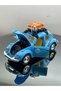 Metal Vosvos Model Car with Lighted Music and Opening Doors, Blue