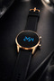 Unisex Digital Display Silicone Strap Wristwatch