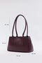 Bordo D49 Daily Women's Hand and Shoulder Bag with Zipper and Snap Fasteners, Double Compartments, Large Internal Volume - 2