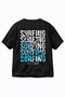 Oversized (Comfortable Fit) Unisex Surfingg Printed 100% Cotton Tshirt - T-Shirt - 2