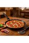 24cm Non-Stick Pizza Pan with Handle | Durable Aluminum Bakeware for Crispy Crusts - 2