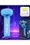 Rope Thruster String Shooter Toy Rechargeable, LED Light, 3 String Loops Trick - 6