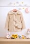 New Season Pompom - Girls' Plush Coat with Bag Accessories - 2