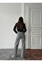 Long Boyfriend Jeans with Side Zippers and Wide Legs - 2