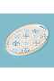 Kitchen Ethnic Patterned Oval Tray - Colorful - 39 cm
