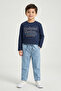 Boy's Updated Version Long Sleeve Thin Sweatshirt - 2