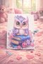 Owl Locked Memorial Notebook Daily Memorial Notebook 80 Sheets Concept Notebook - 2