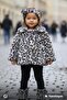 Leopard Patterned - Bandana Plush Baby Girl-Child Coat - 2