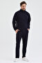 Compact Cotton Comfort Fit Men's Mandarin Collar Tracksuit Set ALLY-3041 - 4