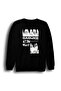Naruto - Sasuke Uchiha - Anime Printed Unisex 100% Cotton Crew Neck Black Sweatshirt