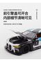 نموذج سيارة BMW M4 GT3 مصبوب بمقياس 1:24 مع أبواب قابلة للفتح، سيارة سباق معدلة مصبوبة - 3